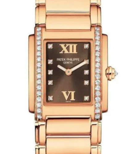 Patek Philippe Twenty~4 Brown Dial Rose Gold